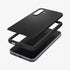 ACS05609 - Galaxy S23 Ultra Case Thin Fit in black showing the back